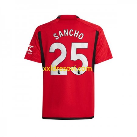 Manchester United Sancho 25 Domaći Nogometni Dres 2023-2024